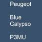 Preview: Peugeot, Blue Calypso, P3MU.